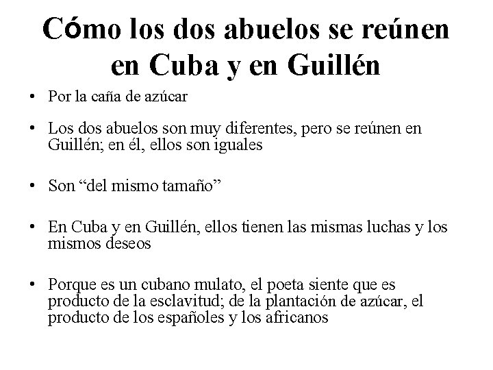 Cómo los dos abuelos se reúnen en Cuba y en Guillén • Por la