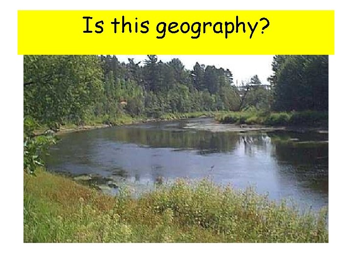 Is this geography? 