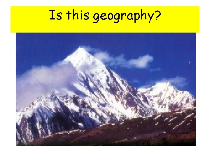 Is this geography? 