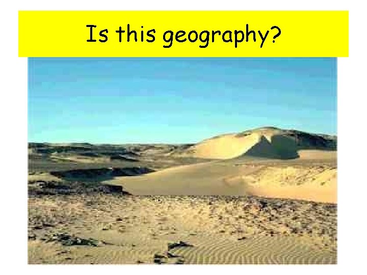 Is this geography? 