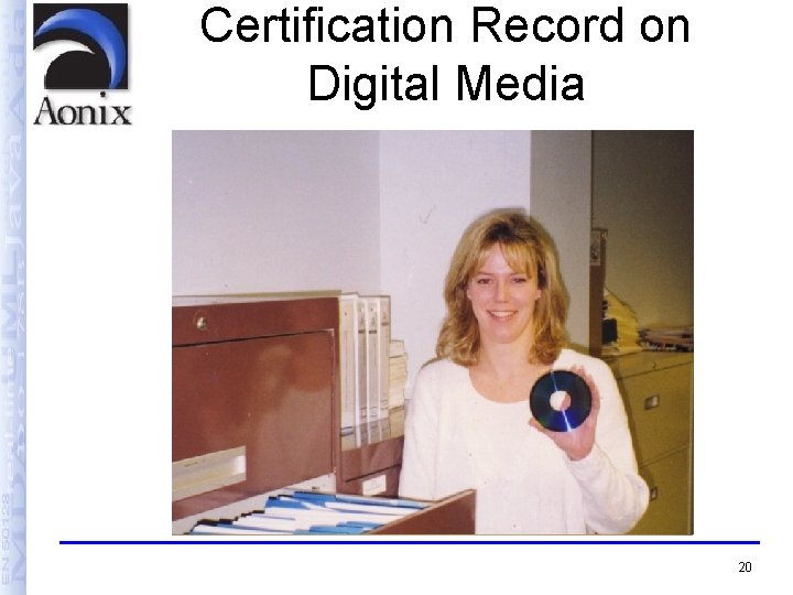 Certification Record on Digital Media 20 