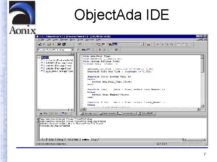 Object. Ada IDE 7 