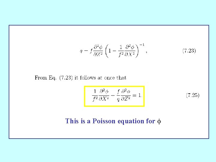 This is a Poisson equation for 