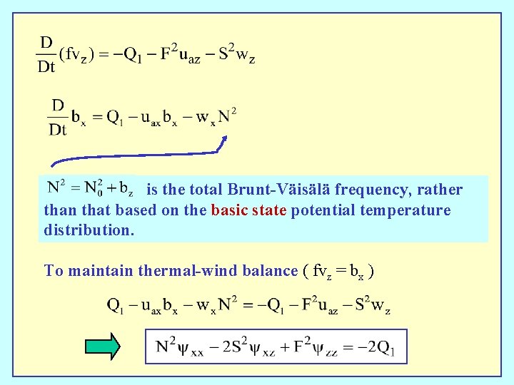 is the total Brunt-Väisälä frequency, rather than that based on the basic state potential