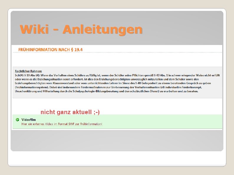 Wiki - Anleitungen 