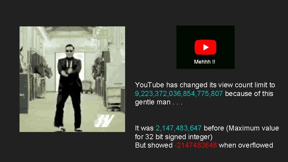 Mehhh !! You. Tube has changed its view count limit to 9, 223, 372, Mehhh !! You. Tube has changed its view count limit to 9, 223, 372,