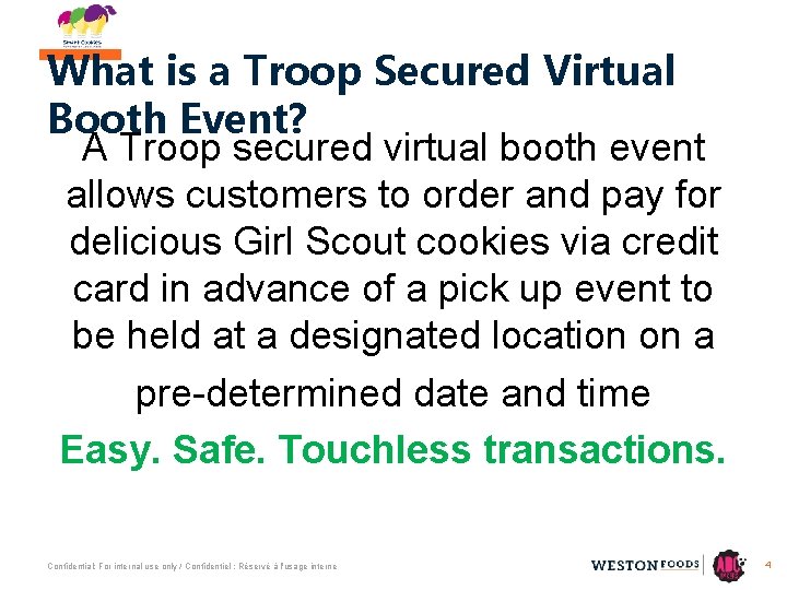 What is a Troop Secured Virtual Booth Event? A Troop secured virtual booth event