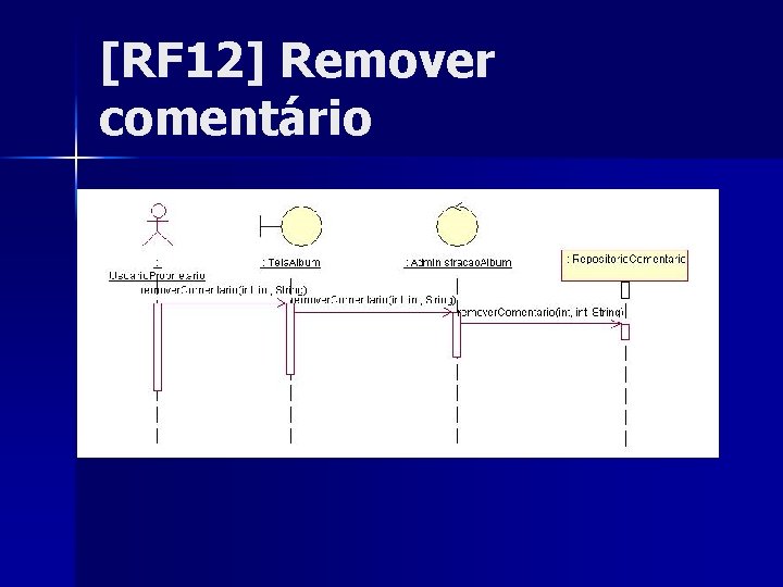 [RF 12] Remover comentário 