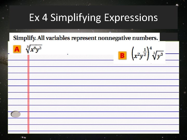 Ex 4 Simplifying Expressions 