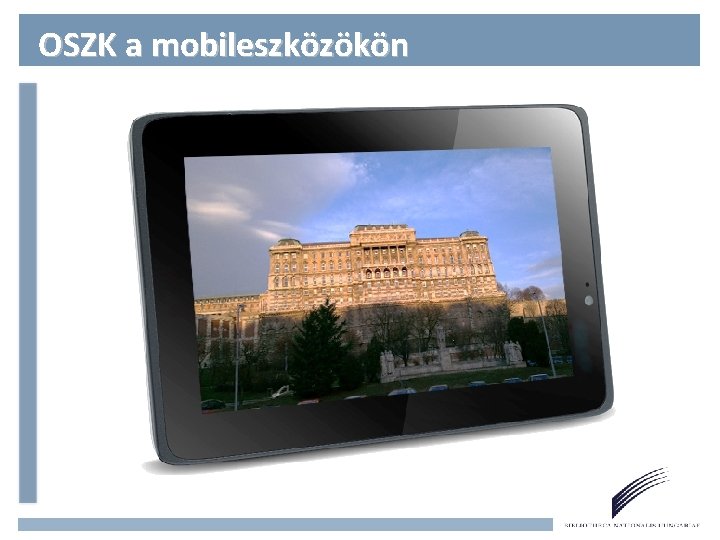 OSZK a mobileszközökön 