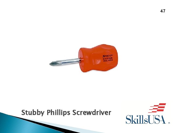 47 Stubby Phillips Screwdriver 