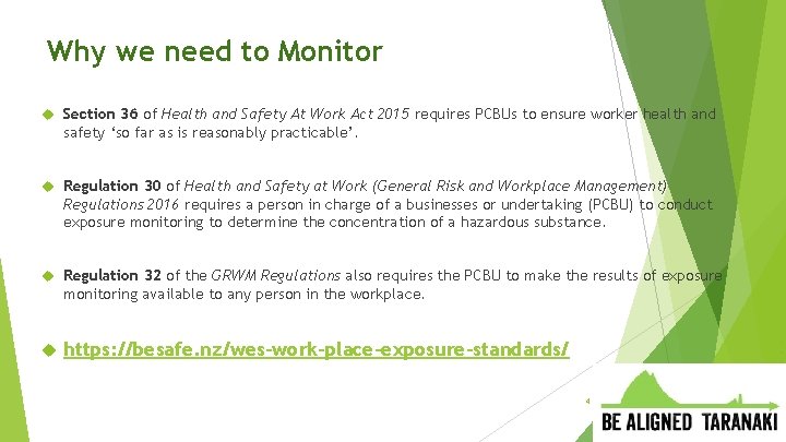 Why we need to Monitor Section 36 of Health and Safety At Work Act