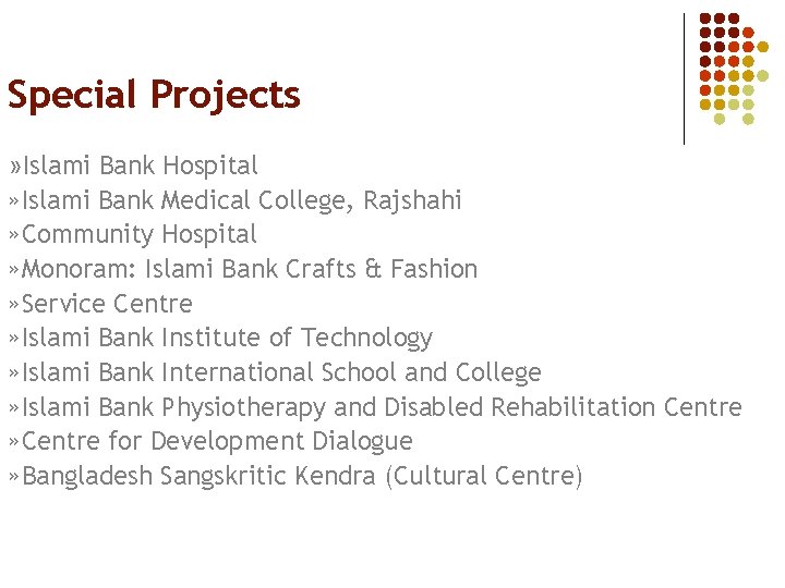 Special Projects » Islami Bank Hospital » Islami Bank Medical College, Rajshahi » Community
