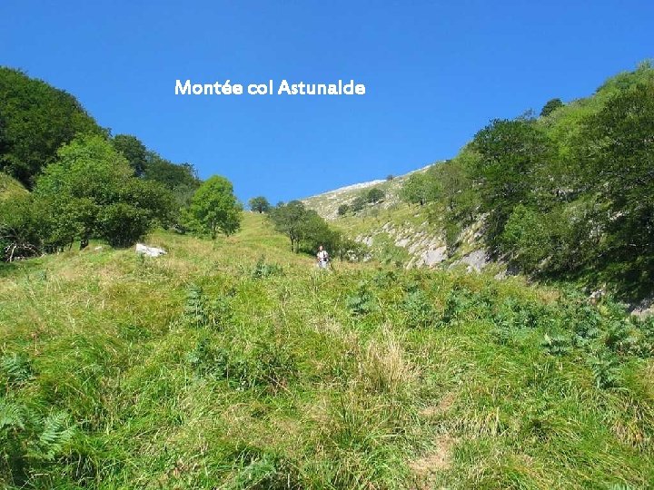 Montée col Astunalde 