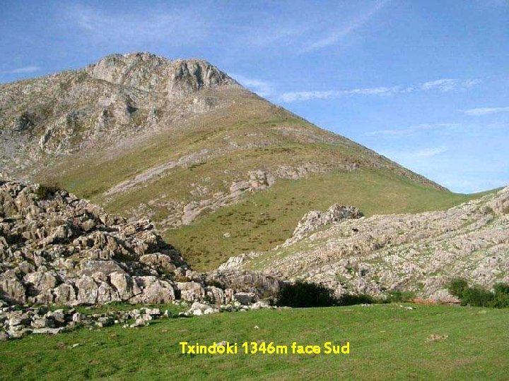 Txindoki 1346 m face Sud 