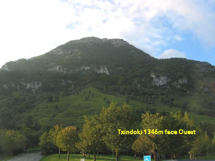 Txindoki 1346 m face Ouest 