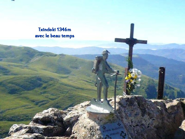 Txindoki 1346 m avec le beau temps 