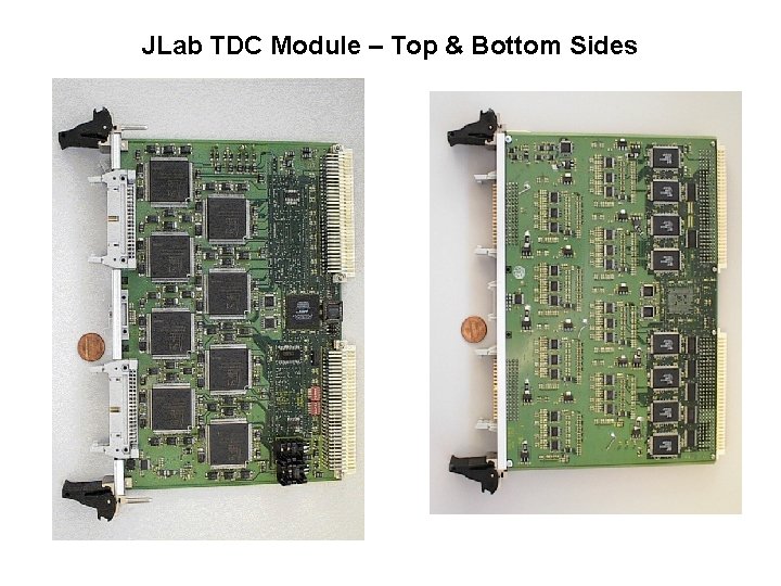 JLab TDC Module – Top & Bottom Sides 