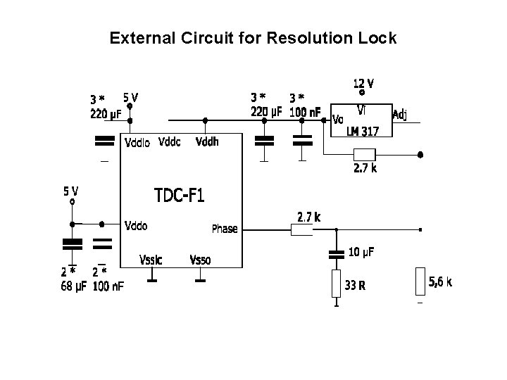 External Circuit for Resolution Lock 