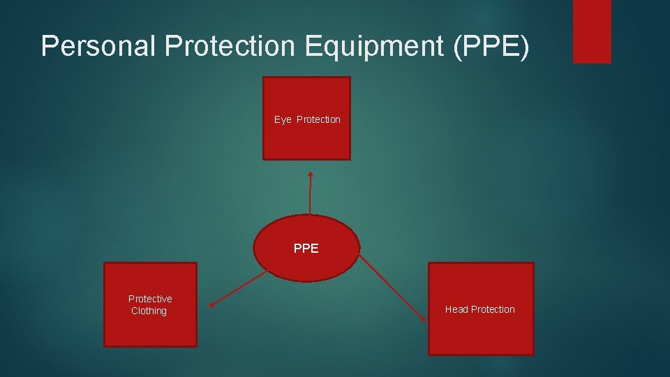 Personal Protection Equipment (PPE) Eye Protection PPE Protective Clothing Head Protection 