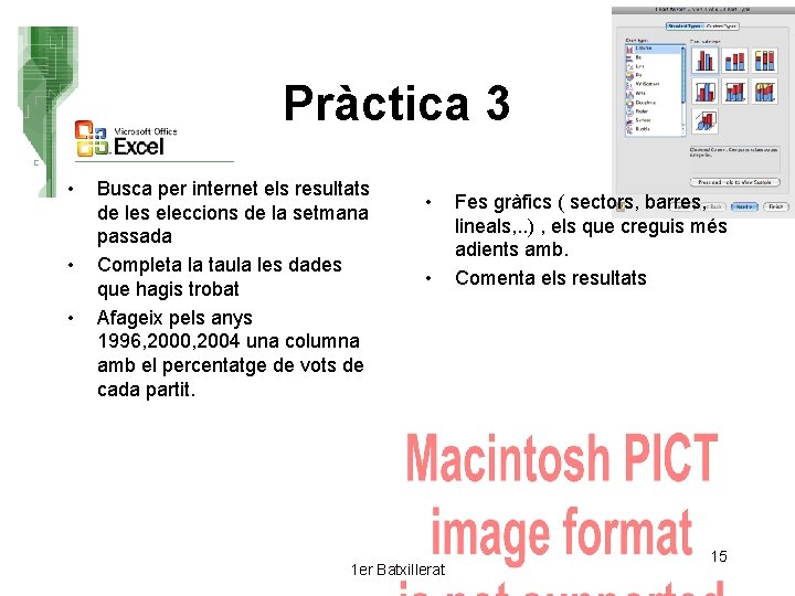 Pràctica 3 • • • Busca per internet els resultats de les eleccions de