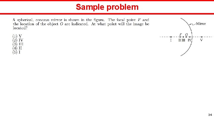 Sample problem 34 