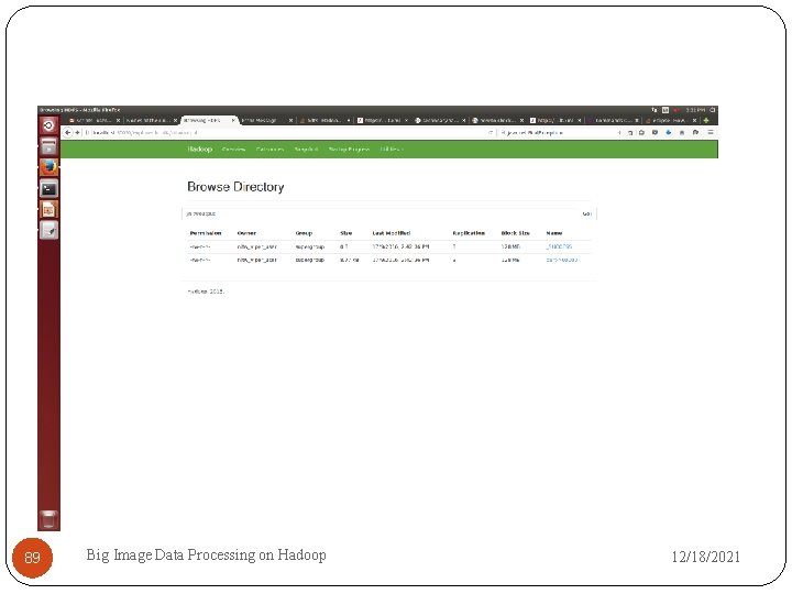 89 Big Image Data Processing on Hadoop 12/18/2021 