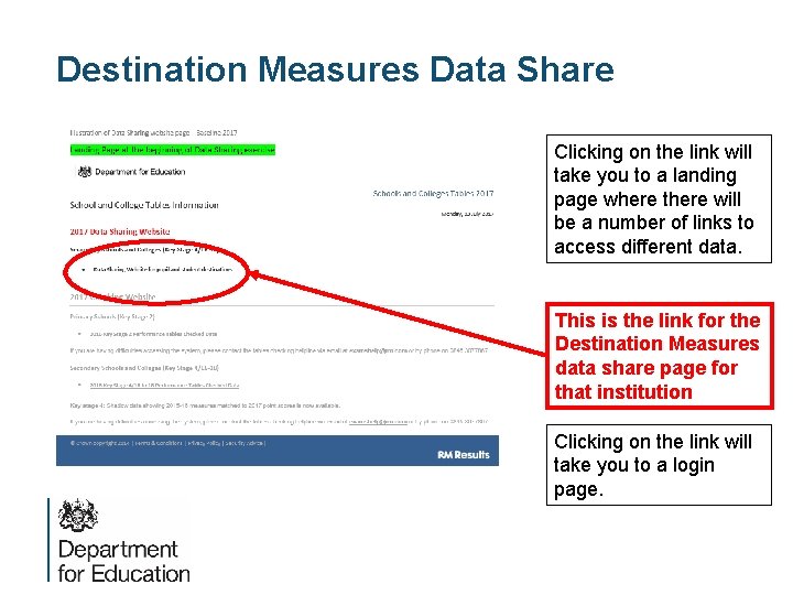 Destination Measures Data Share Clicking on the link will take you to a landing Destination Measures Data Share Clicking on the link will take you to a landing
