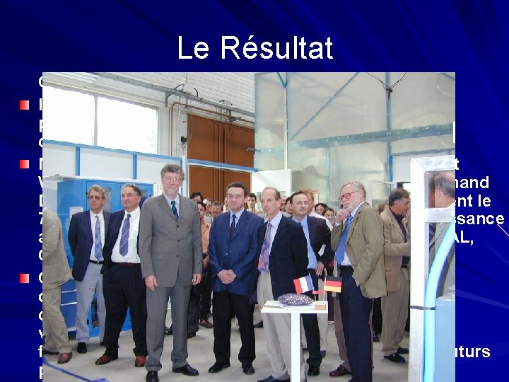 Le Résultat Communiqués de presse, Paris, le 2 juillet 2003 Inauguration de la Station