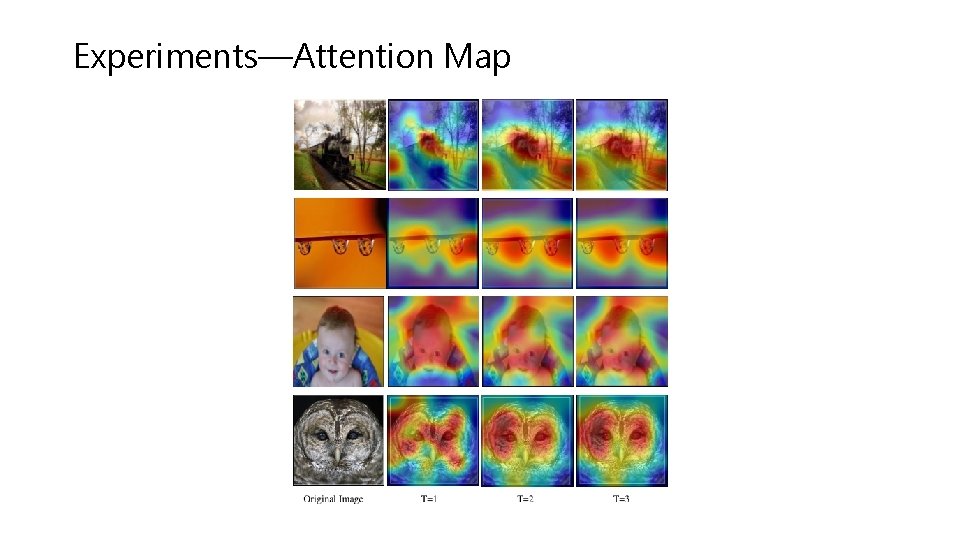 Experiments—Attention Map 