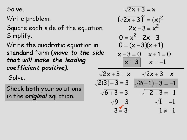Warm Up Solve 1 5 10 3 B