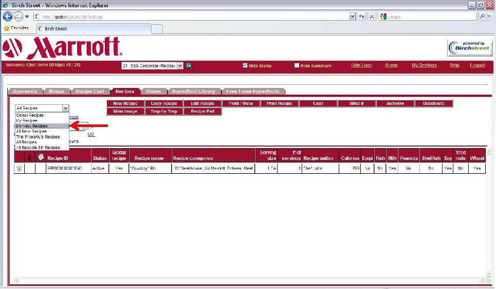 Select My New Recipes 