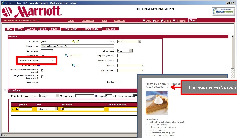 This recipe serves 8 people 