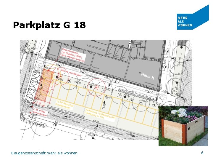 Parkplatz G 18 Baugenossenschaft mehr als wohnen 6 