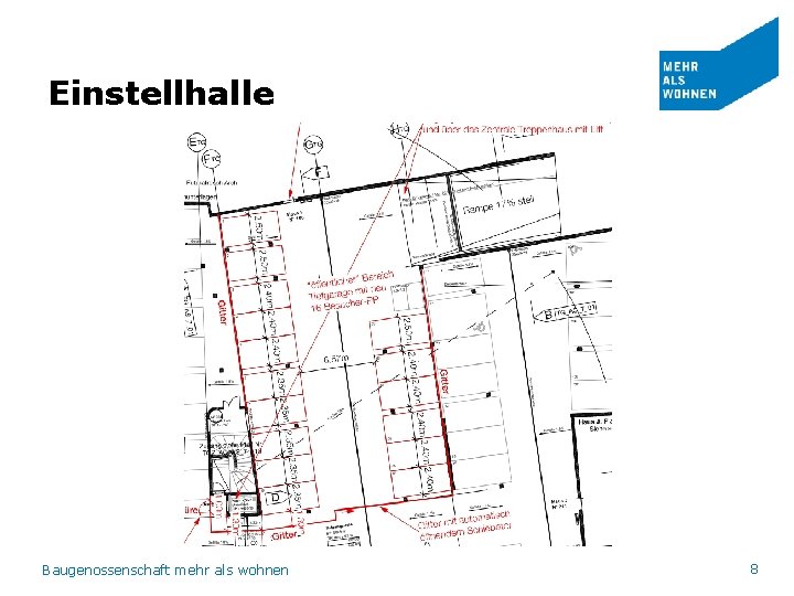 Einstellhalle Baugenossenschaft mehr als wohnen 8 