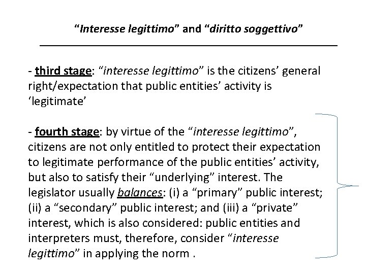 Differenza Diritto Soggettivo E Interesse Legittimo Private and Public law lesson 12 Interessi legittimi