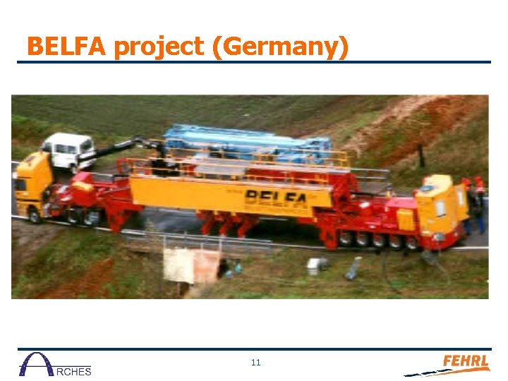 BELFA project (Germany) 11 