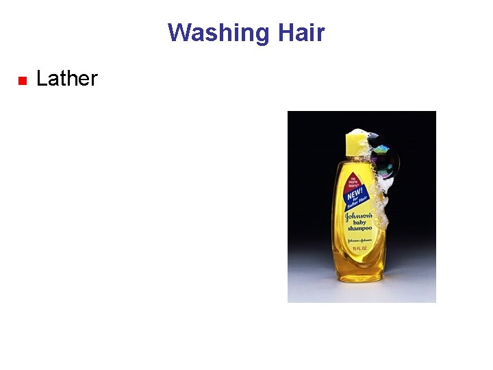 Washing Hair n Lather 