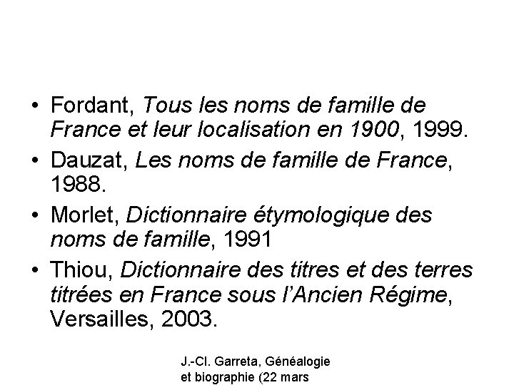  • Fordant, Tous les noms de famille de France et leur localisation en