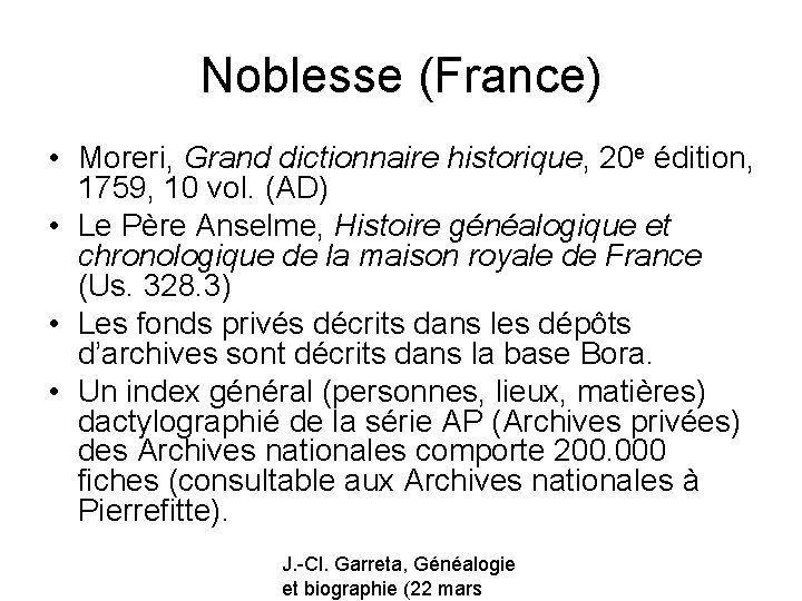 Noblesse (France) • Moreri, Grand dictionnaire historique, 20 e édition, 1759, 10 vol. (AD)