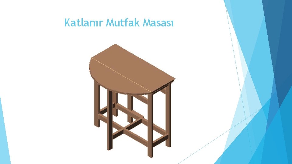 Katlanır Mutfak Masası 