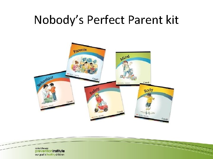 Nobody’s Perfect Parent kit 