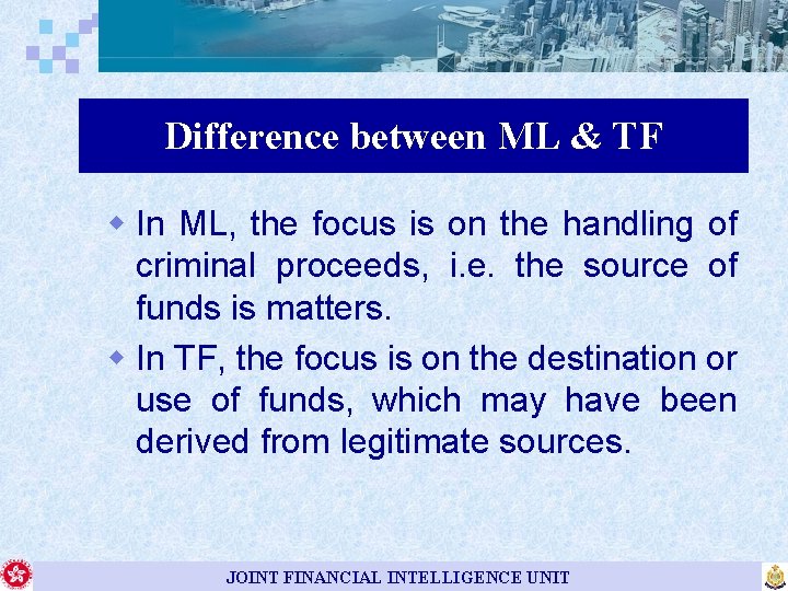 Difference between ML & TF w In ML, the focus is on the handling