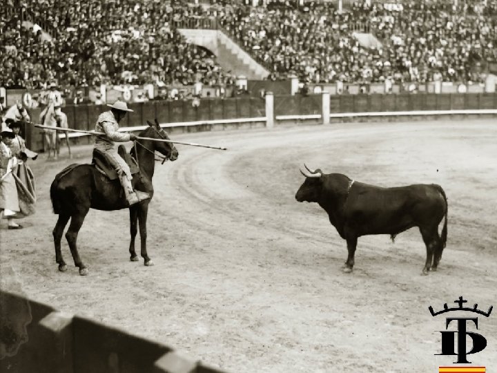 En las corridas de toros antiguas los caballos