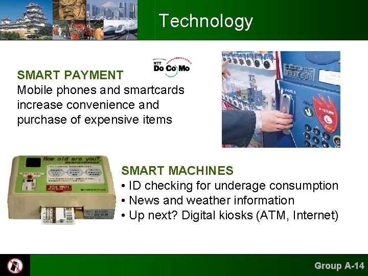 Technology SMART PAYMENT Mobile phones and smartcards increase convenience and purchase of expensive items