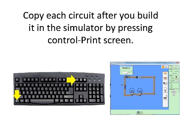 Copy each circuit after you build it in the simulator by pressing control-Print screen.