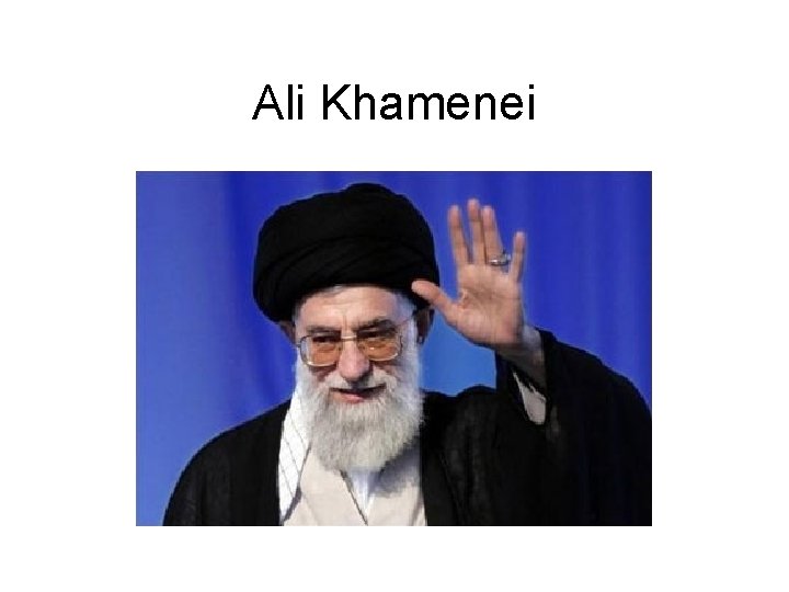 Ali Khamenei 