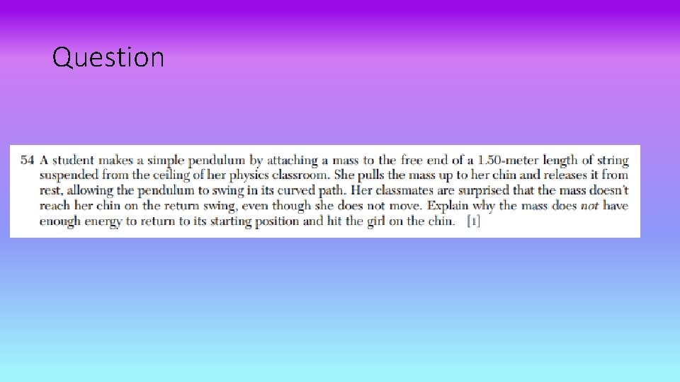 Question 