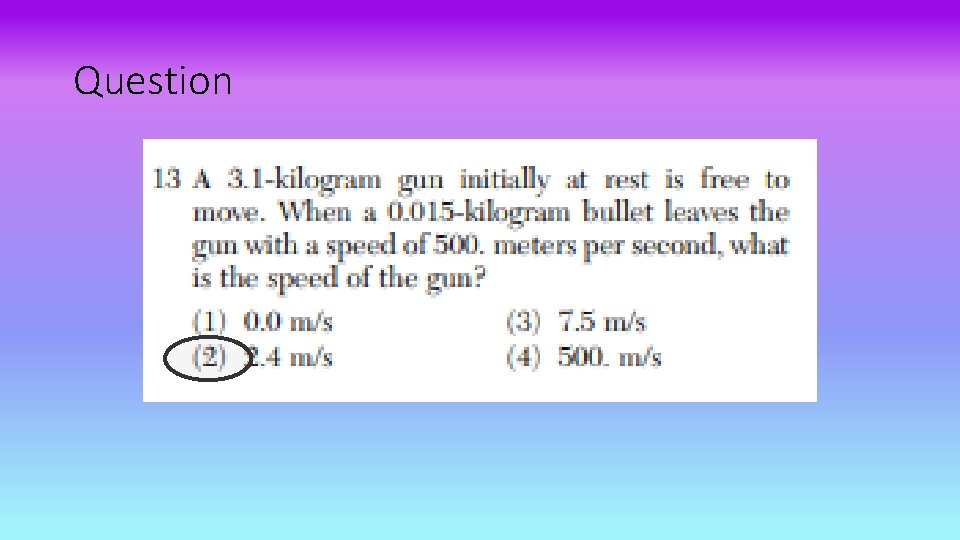 Question 