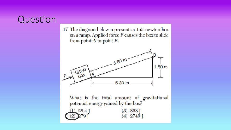 Question 
